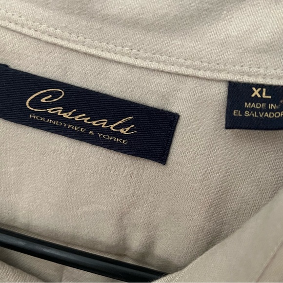 Casuals round tree & Yorke NWT long sleeve men’s button up size XL - Picture 3 of 5